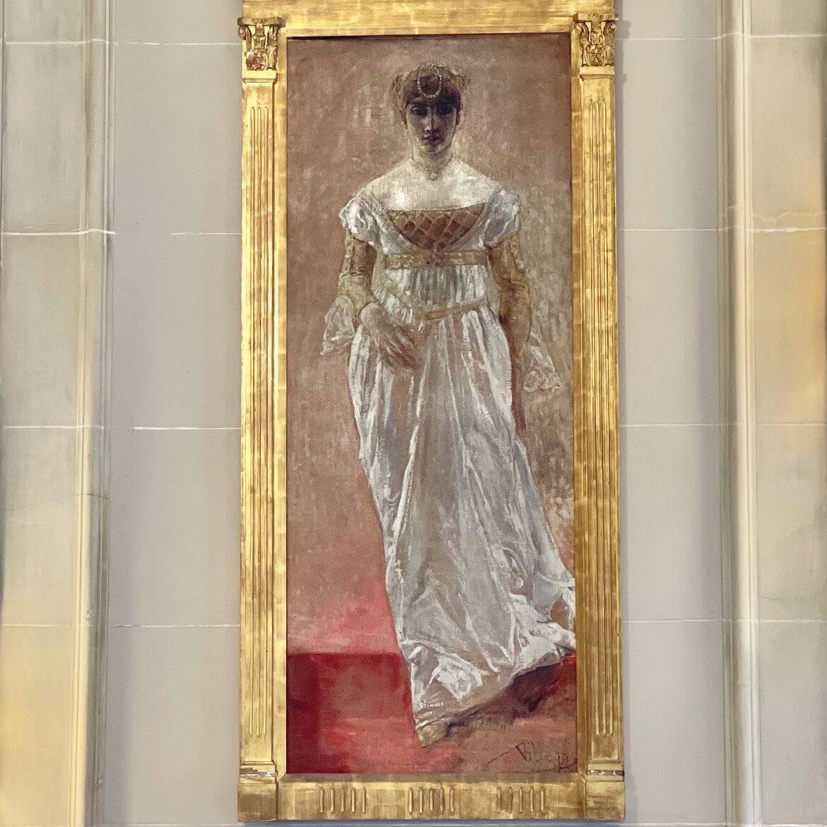 "Girl in a White Dress"