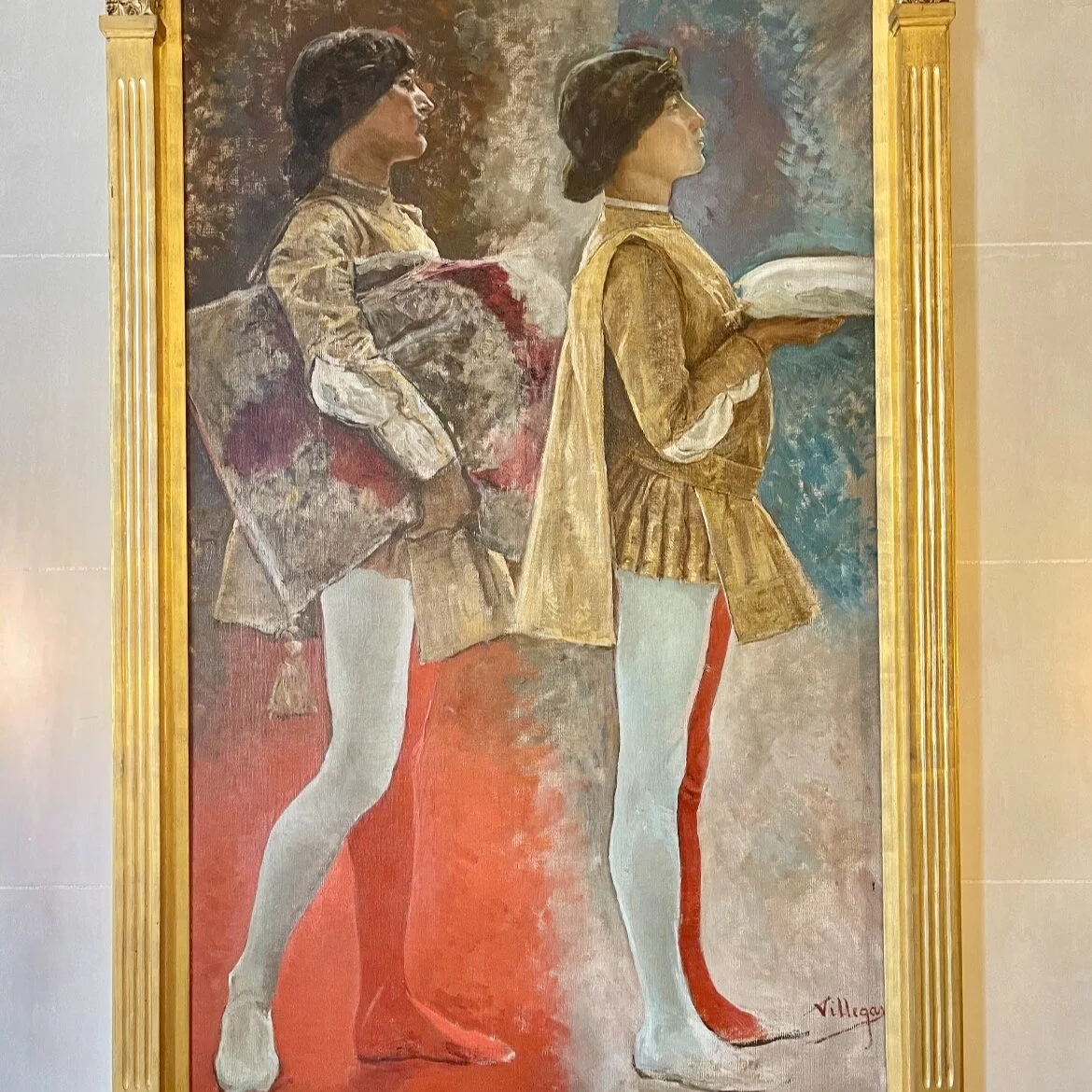 "Study of Two Pages"