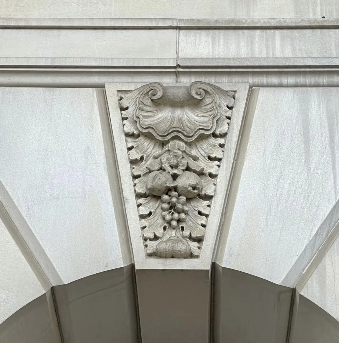 Stone Portico Decoration