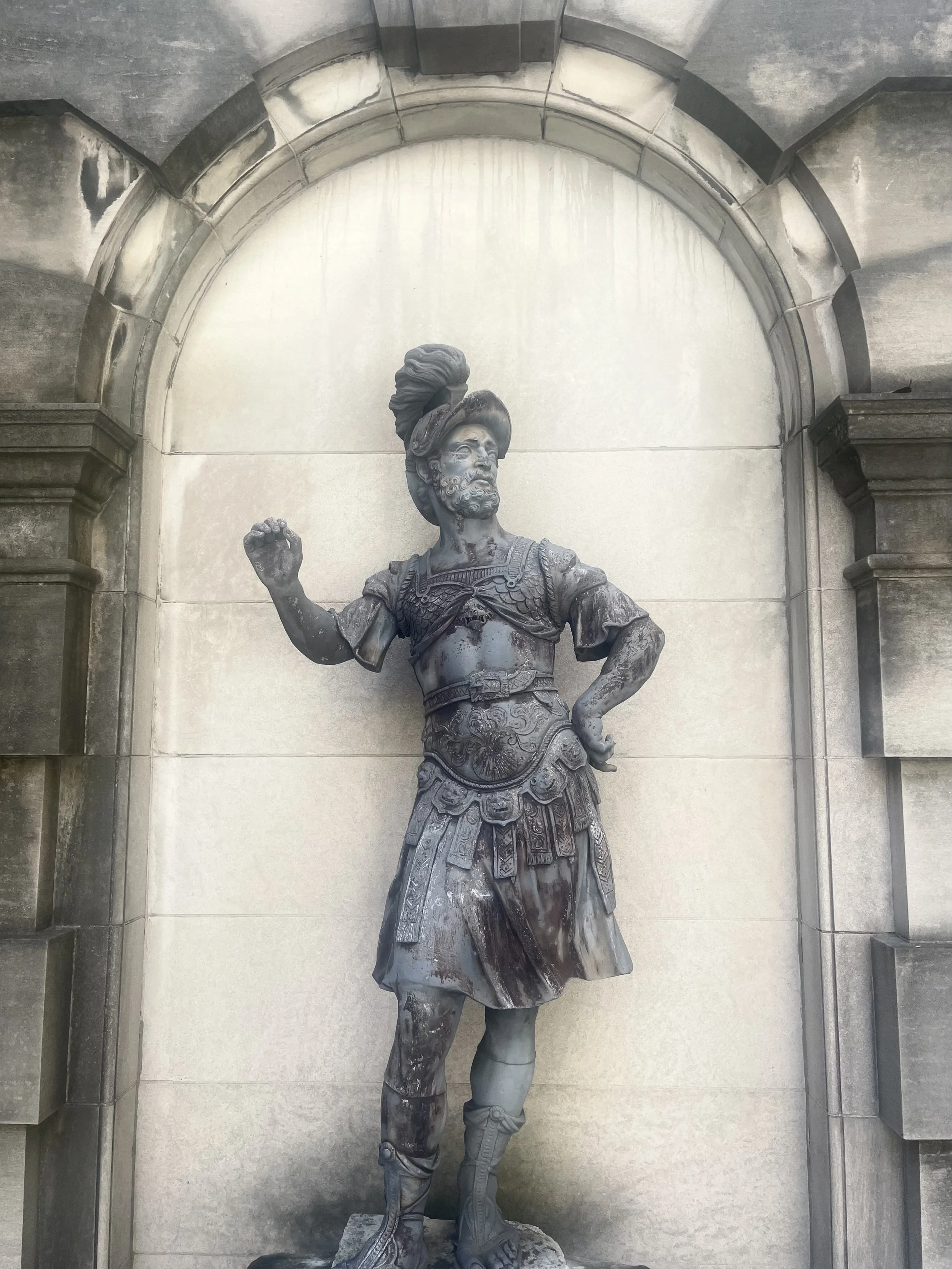 Soldier, Outside Garden