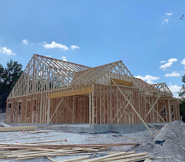 Boom 💥 A few days ago this was just a wet piece of concrete, and now it’s the outline of a beautiful new home! .
.
.
.
#texashillcountry #framing #mountainspringsranch #hillcountryhomes #newbraunfels #NBTX #boerne #bulverde #canyonlake #springbranch #wimberley #drippingsprings #wimberleytx #blancotx #hillcountry #sanantonio #southtexas #buildersofig #customhome #construction #modernfarmhouse #rustichome #SATX #customhomebuilder #newconstruction #bexarcountry #kendallcounty #comalcounty #blancocounty #hayscounty
