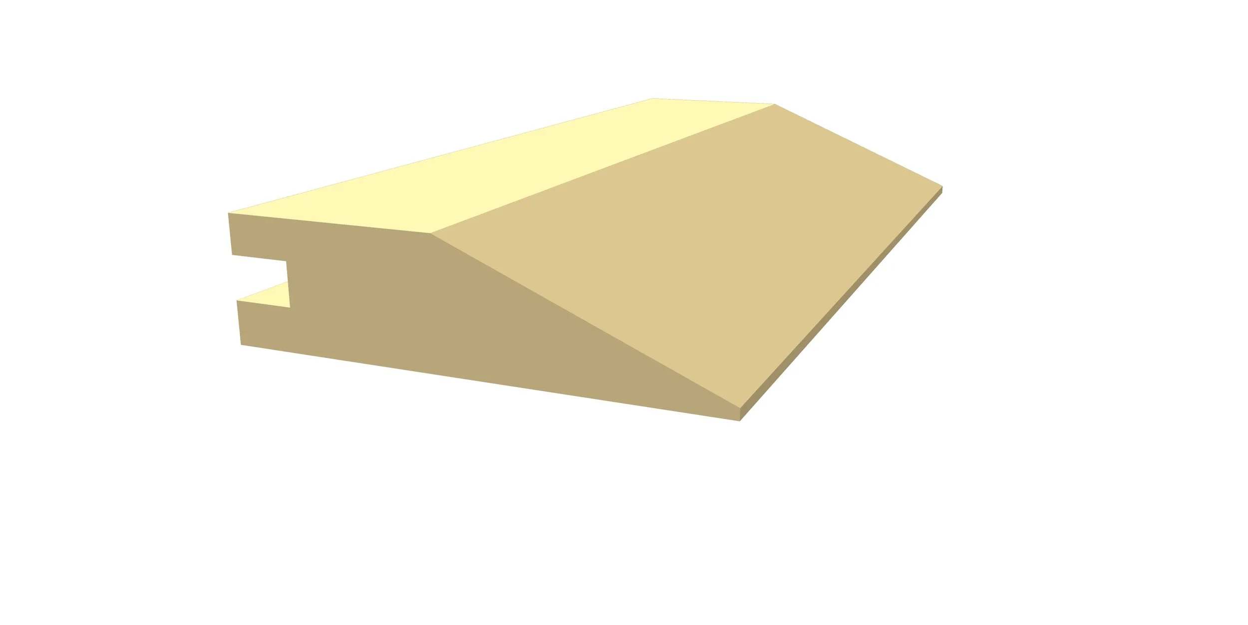 1/2" x 2" Angled GMG4