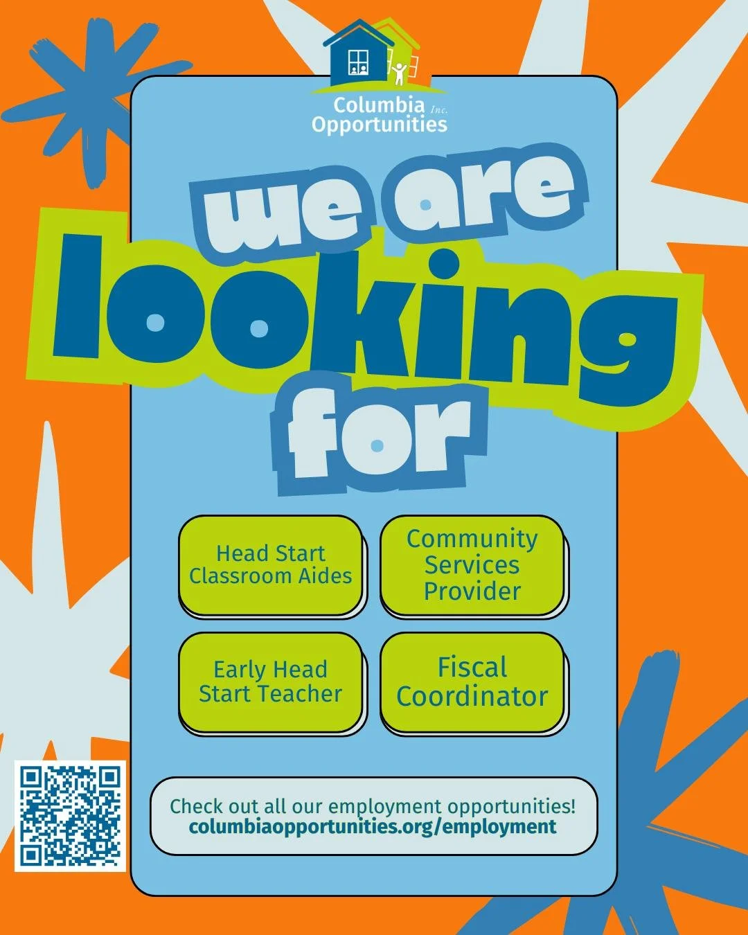 Looking for meaningful employment? There's something for everyone here at Columbia Opportunities!

Go to our employment page to see jobs available, learn more, and apply! Link in bio.

#employment #columbiacountyny #helpingpeoplechanginglives #commun