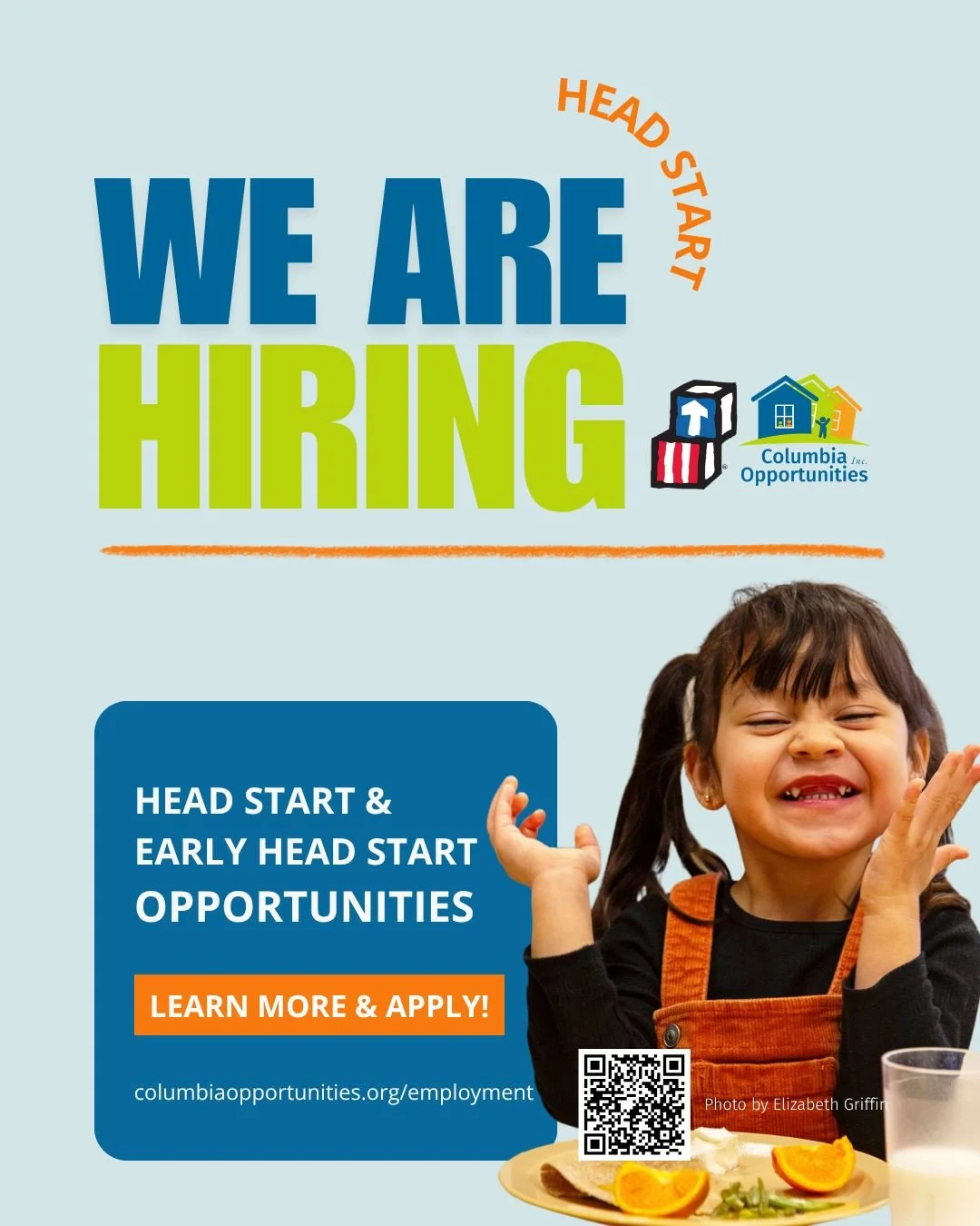 Join our Head Start team! Job opportunities include
✨ Head Start Lead Preschool Teacher
✨ Head Start Classroom Aide
✨ Early Head Start Teacher

Check out our jobs! 🔗 in bio.