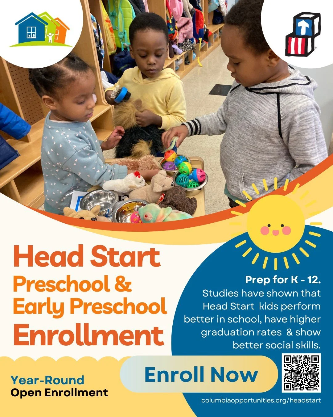Apply today for the 2026/2027 school year! 🧸 Link in bio.

Early Head Start: Toddlers eligible 18 months to 36 months
Head Start Preschool: eligible three and four-year olds 

#headstart #headstartworks #columbiacountyny #free preschool
