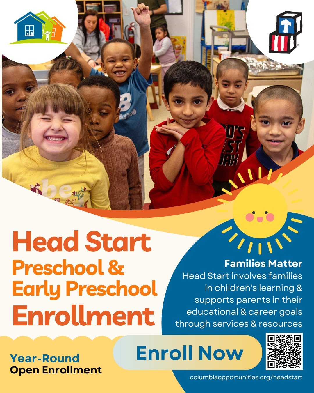Apply today for the 2026/2027 school year! ☀️ Link in bio.

Early Head Start: Toddlers eligible 18 months to 36 months
Head Start Preschool: eligible three and four-year olds 

#headstart #headstartworks #columbiacountyny #free preschool