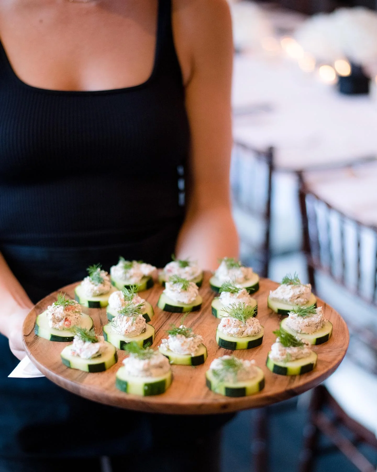 Well this was fun! 🤗

Got the opportunity to cater @pinklagoon special event last week! I set up an outdoor kitchen and my team + I served some welcome appetizers, a seated appetizer, a main course and some desserts. All the food was vegan and glute