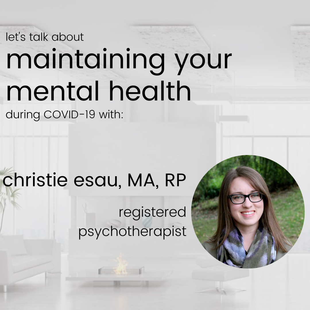 Let's Talk Mental Health (not real estate!)