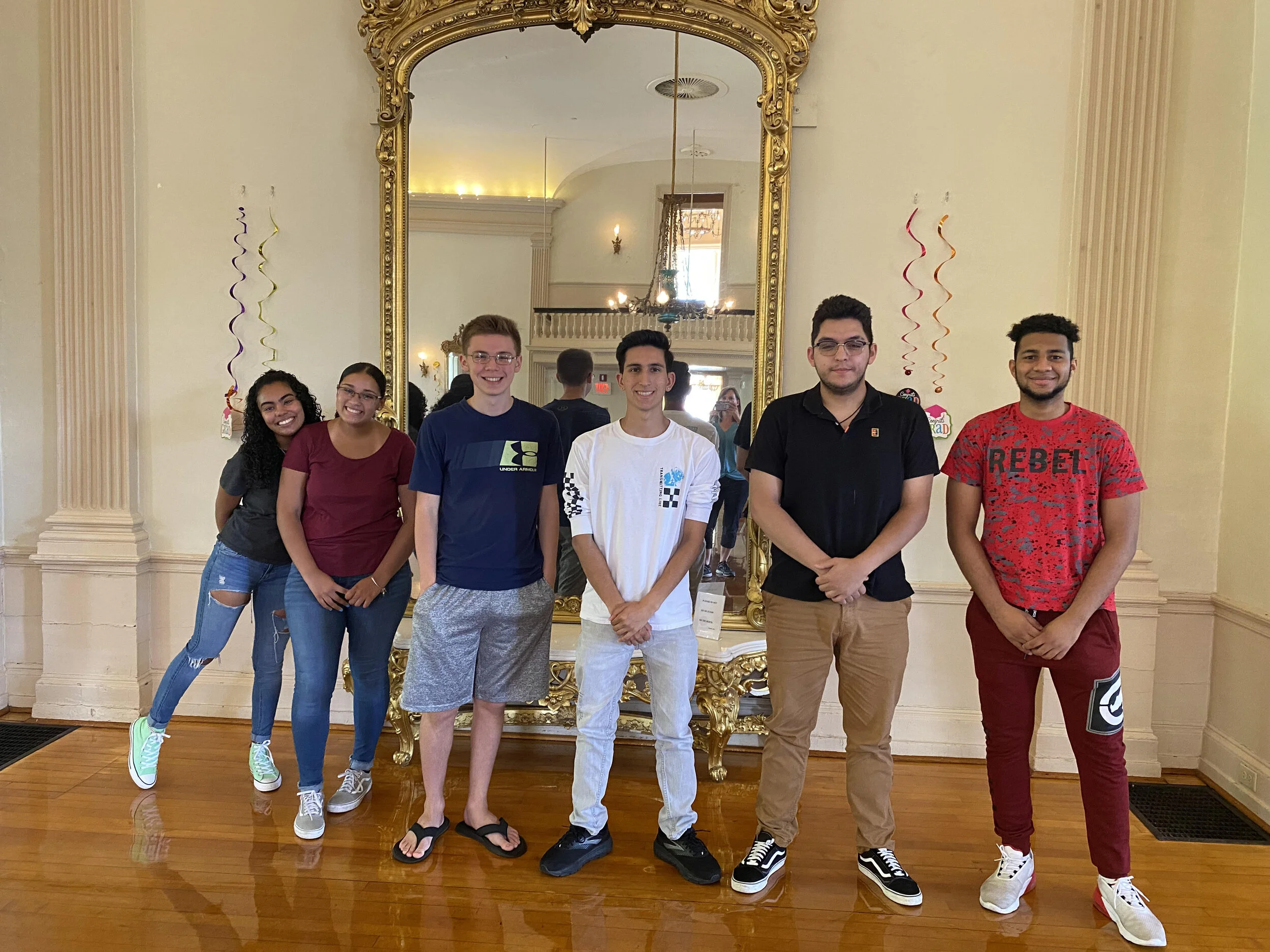 LEAP students celebrate graduation in the ballroom