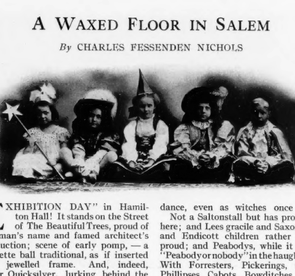 1908: A Waxed Floor in Salem