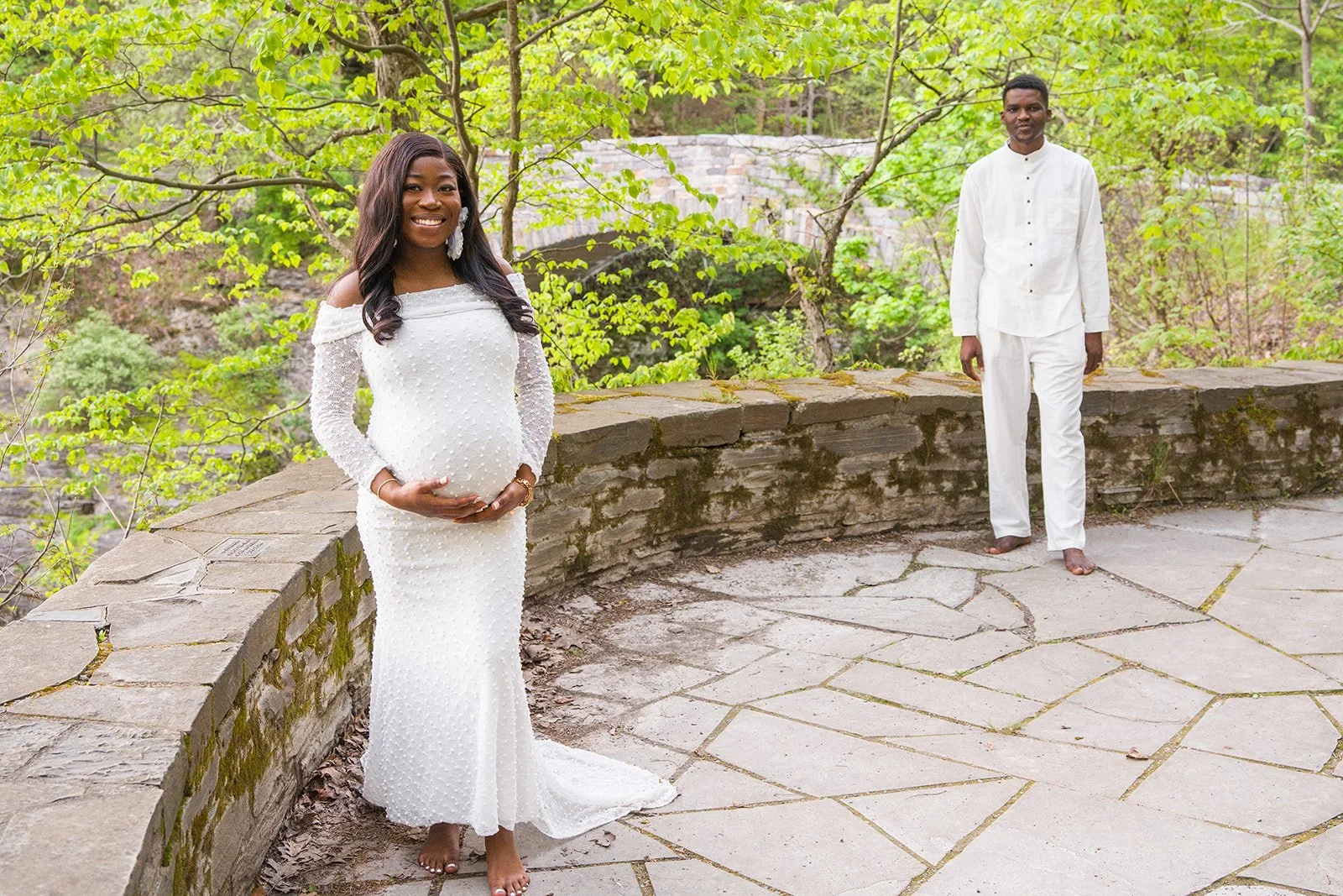 A couple prepares to welcome their first baby in Ithaca New York