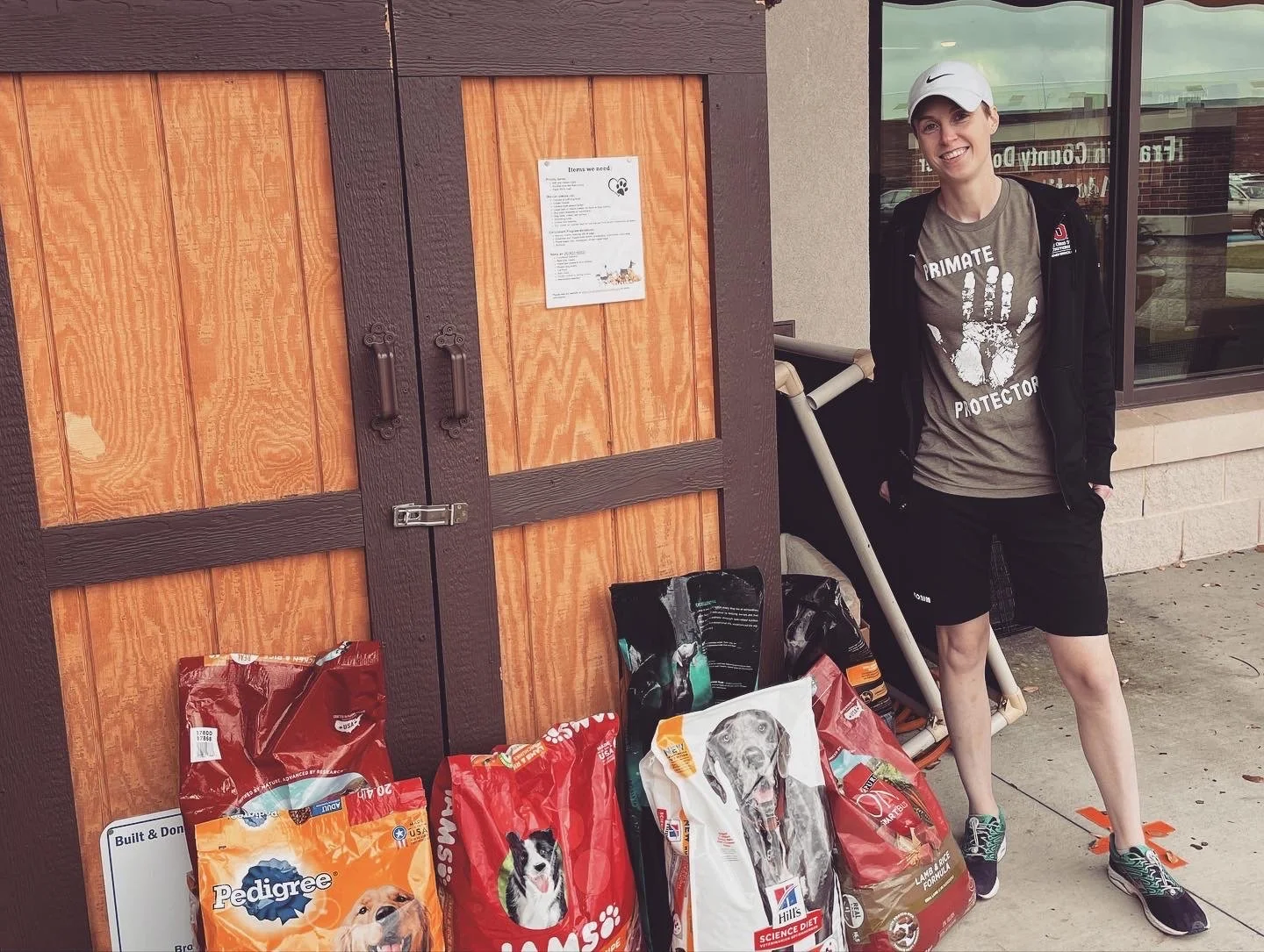 Thanks to you, we donated 400lb of dog food to local shelters! 