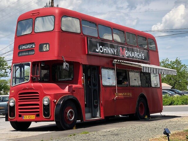 A pleasant and delicious surprise - lunch on a bus in Marshall, Virginia