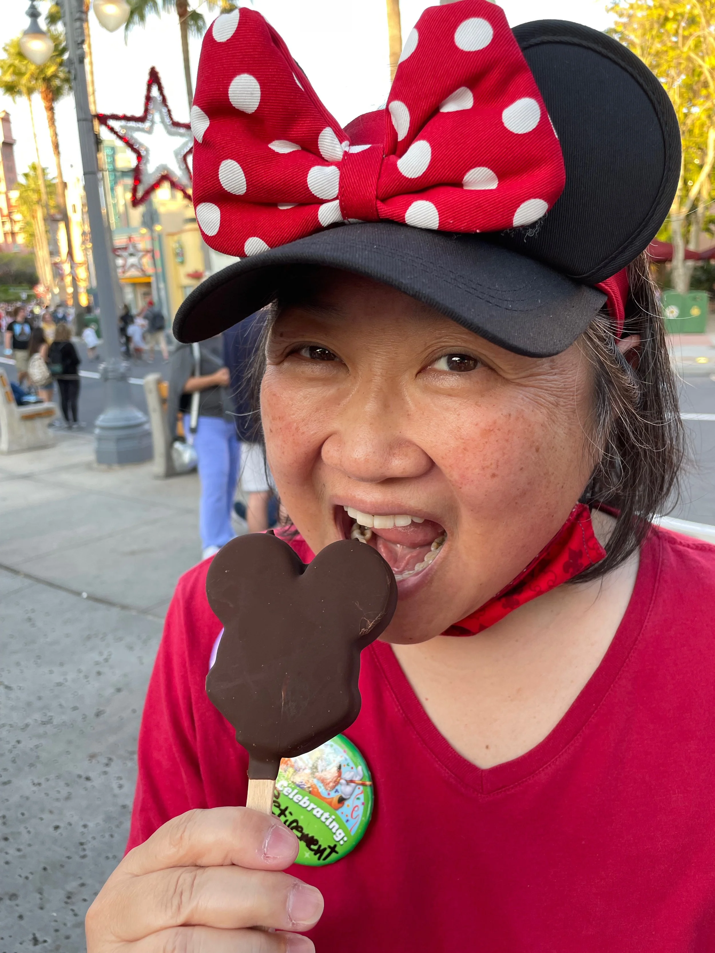 "We're going to DisneyWorld!"