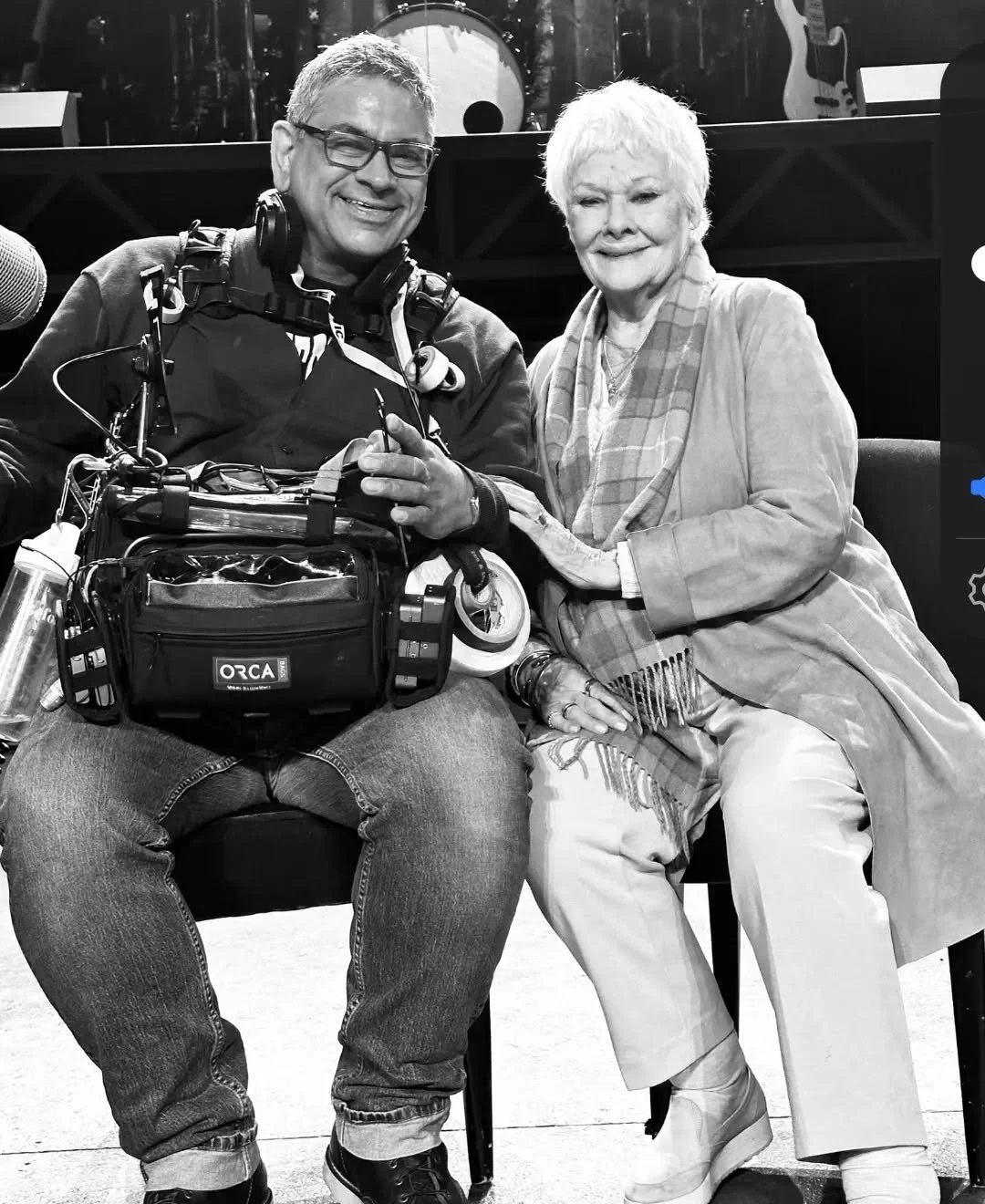 A true legend of the Broadcast Industry..... And Dame Judi Dench