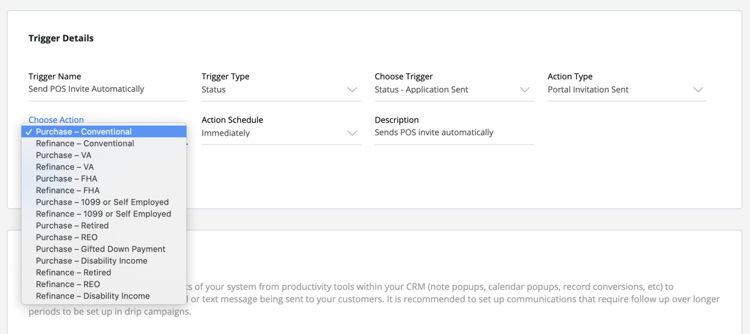 If you’d like to automatically send out a portal invitation, you can set up a trigger in “Manage Triggers” https://secure.setshape.com/triggers choosing what causes the invitation to be sent out and choosing the document set that will be sent with t…