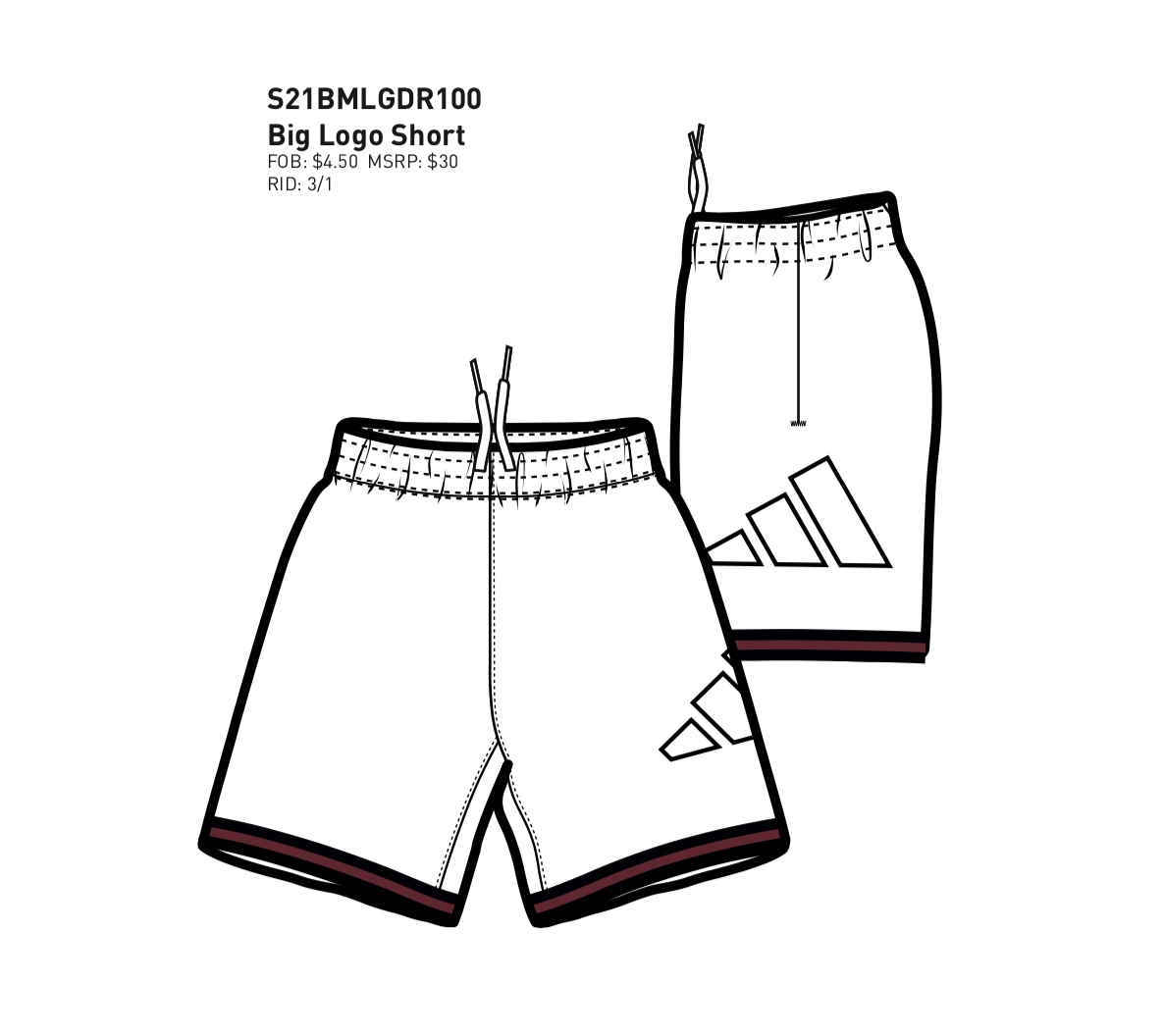 adidas pm short