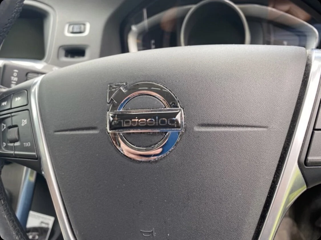 2010.52018 Replacement PStar Upgrade Steering Wheel Airbag Badge