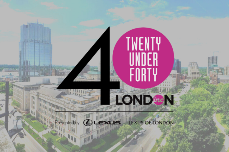 I am a Recipient of London's 20 Under 40 Award for 2021!
