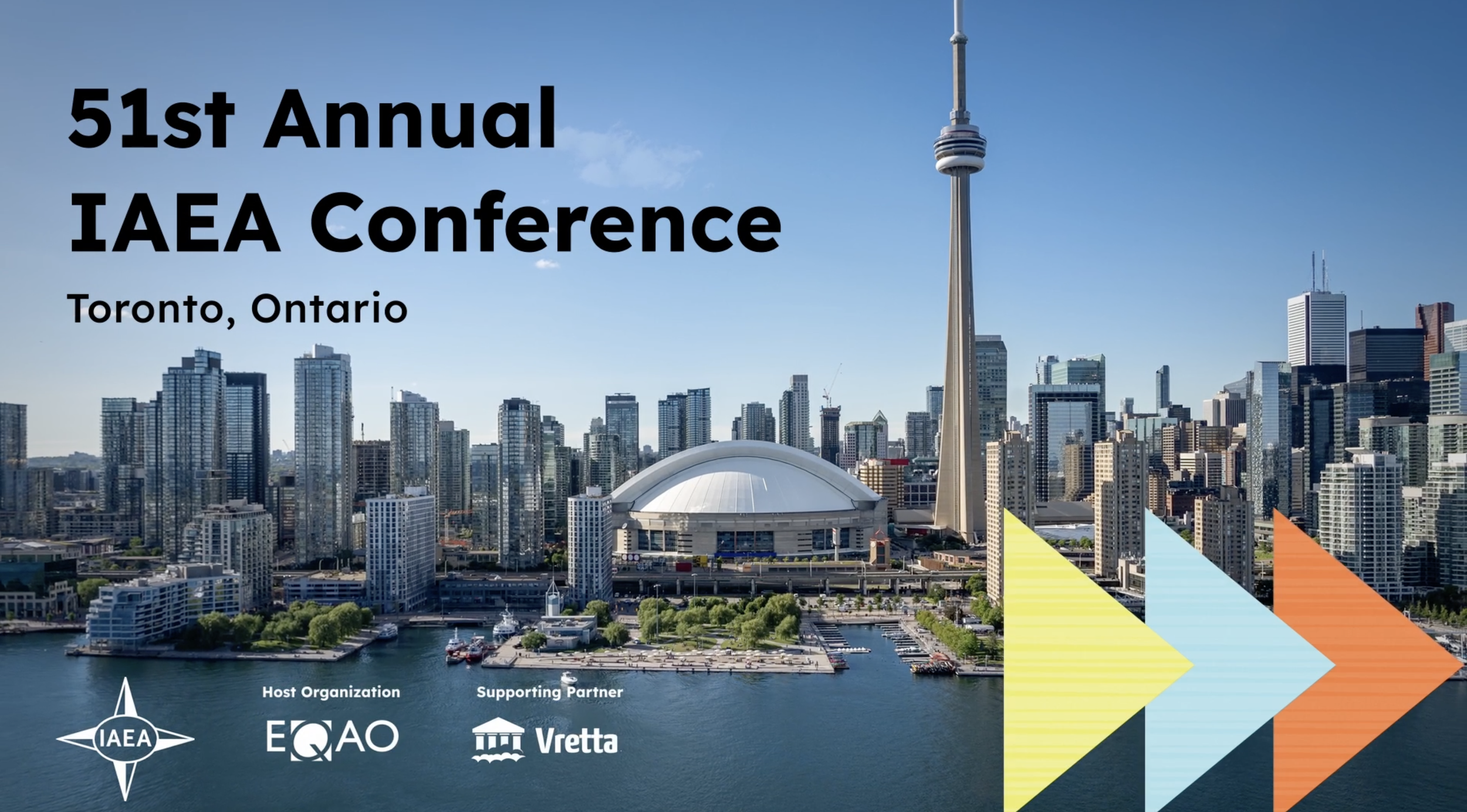 52st Annual IAEA Conference image of the Toronto skyline