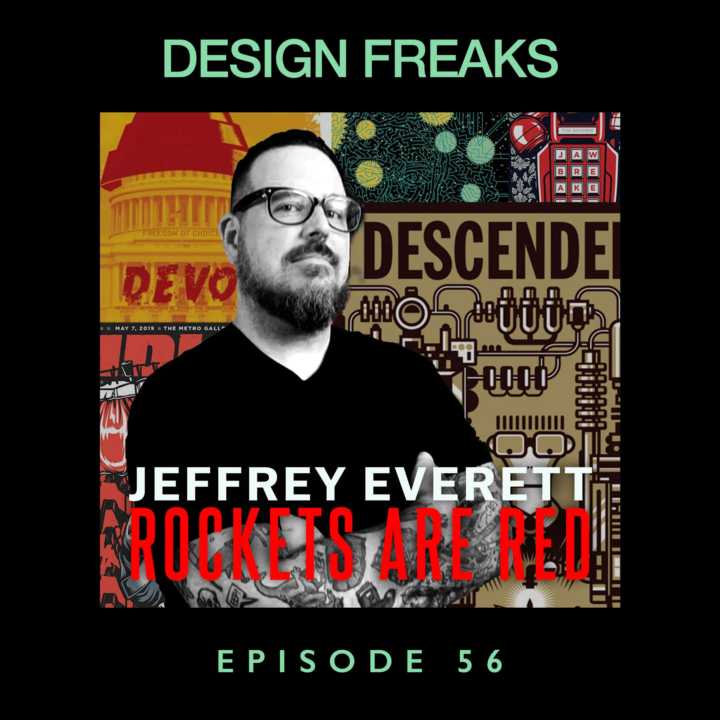 56. JEFFREY EVERETT (ROCKETS ARE RED)