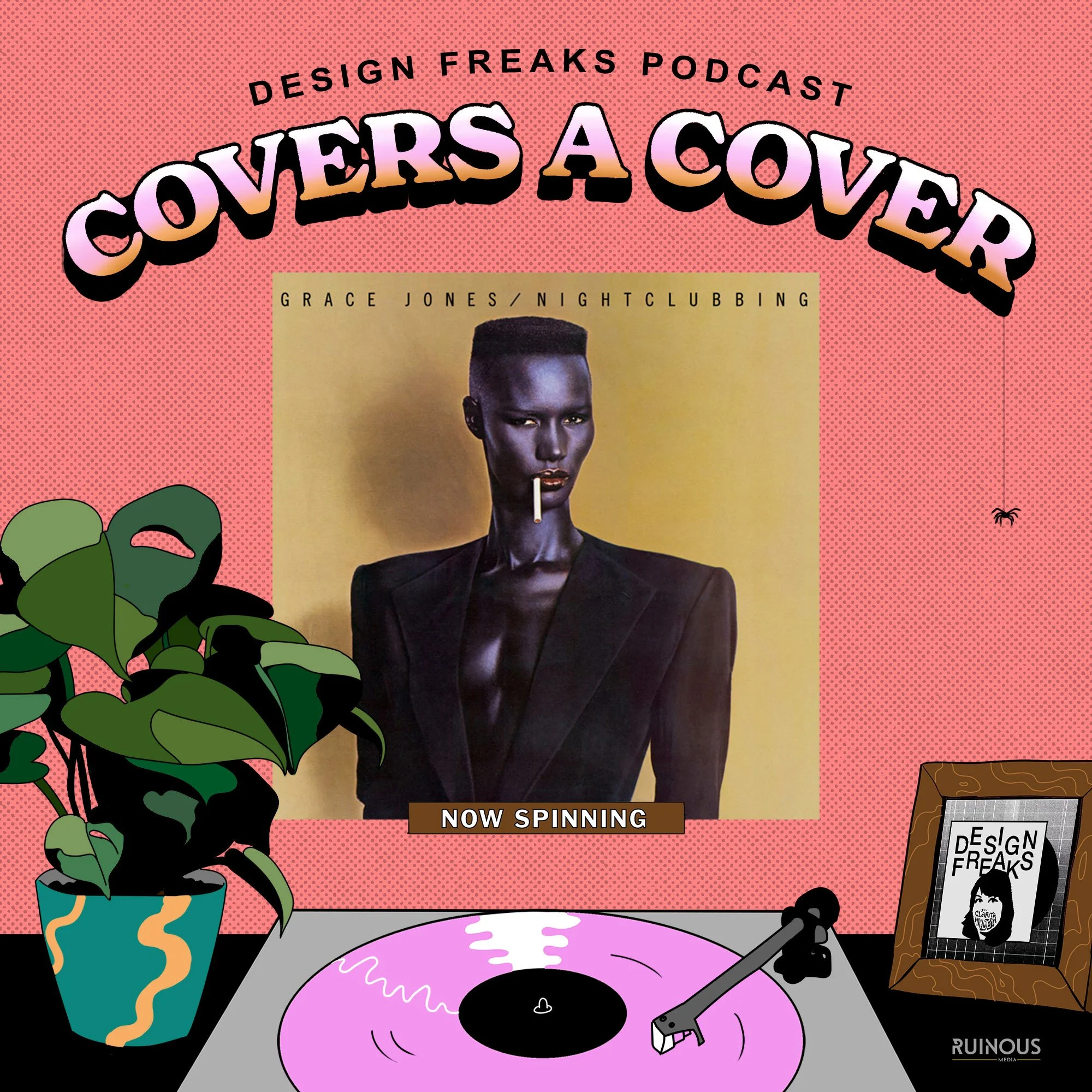 58. Introducing: Design Freaks Covers a Cover (Mini!) Ep 01 – Grace Jones “Nightclubbing” 