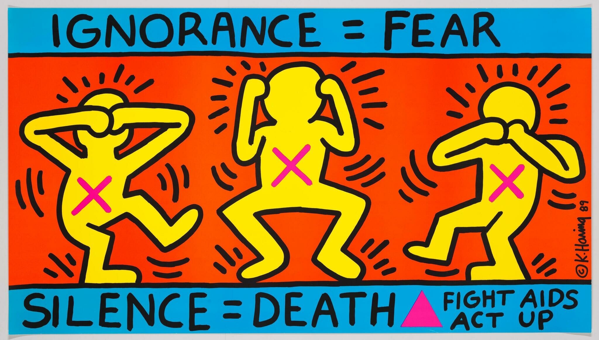 Keith Haring talking about the AIDS Pandemic. 1987