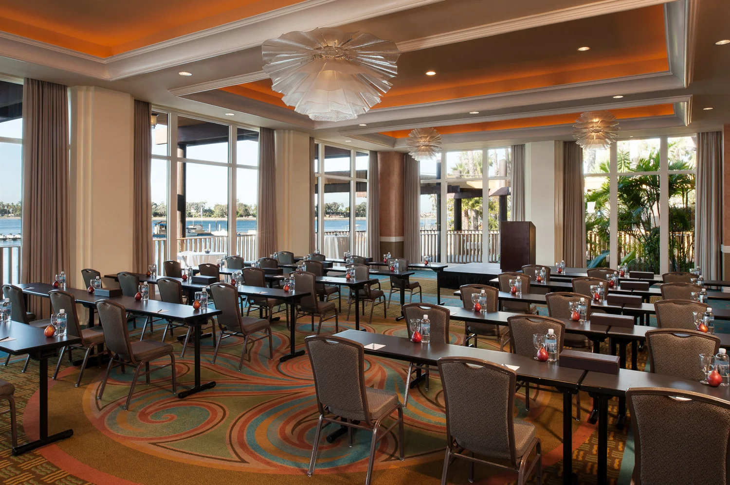 Mission Bay conference room, resort photographer San Diego, luxury resort photography California, san diego photographer
