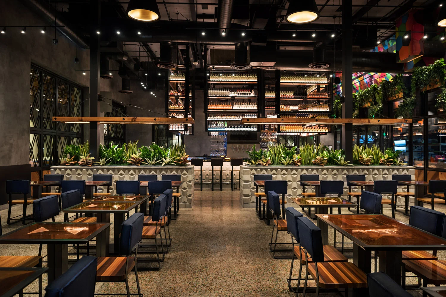 Puesto restaurant interior, San Francisco restaurant photographer, architectural photographer bay area, puesto santa clara