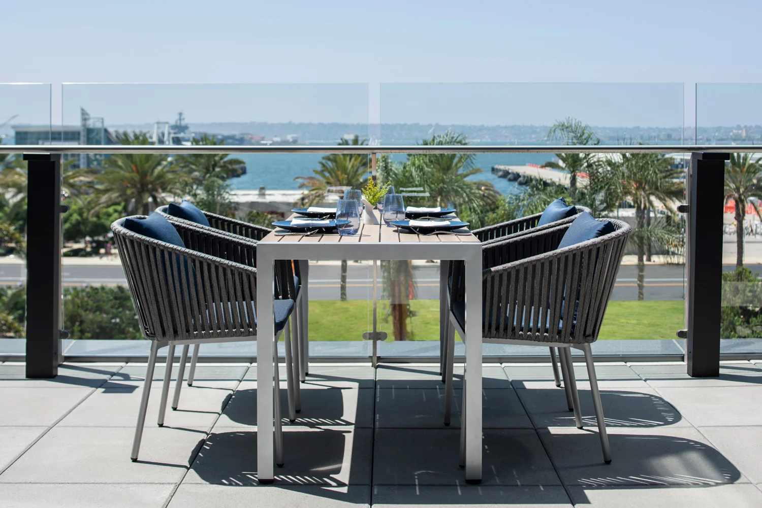 Vistal restaurant in InterContinental Hotel, San Diego, waterfront hotels, San Diego hotel, restaurant photographer, san diego architectural photographers