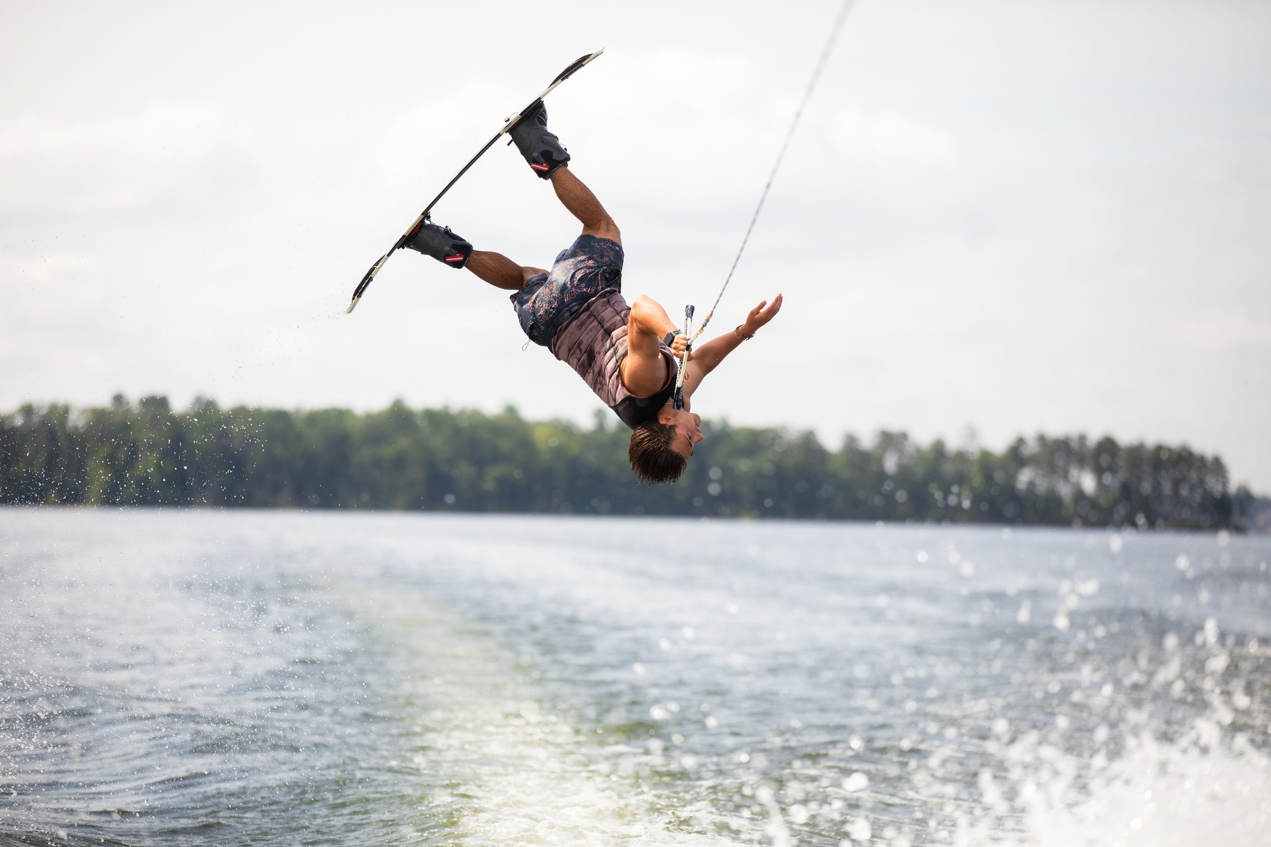 Travis proves gravity is optional in wakeboarding.