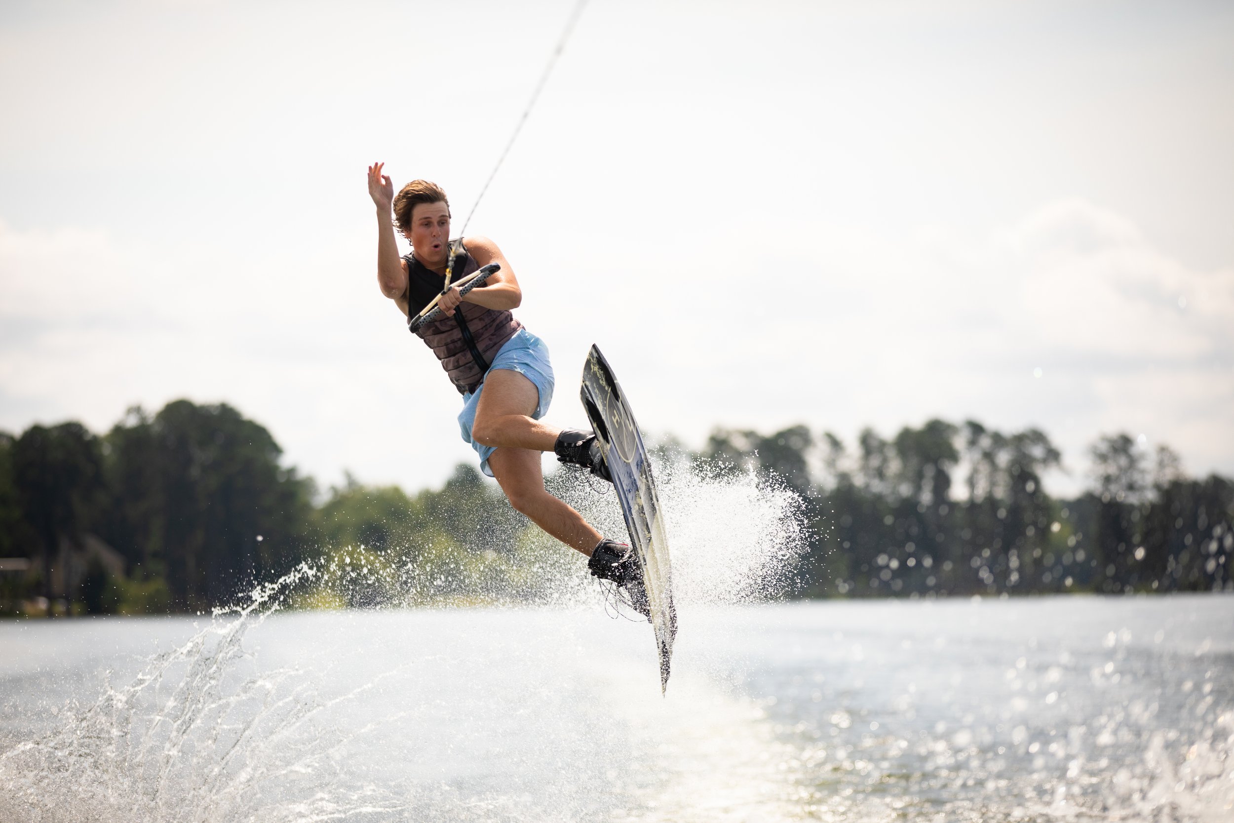 Drew takes flight.