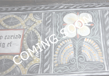 STRAPWORK WALL PAINTING Tudor House, Herefordshire