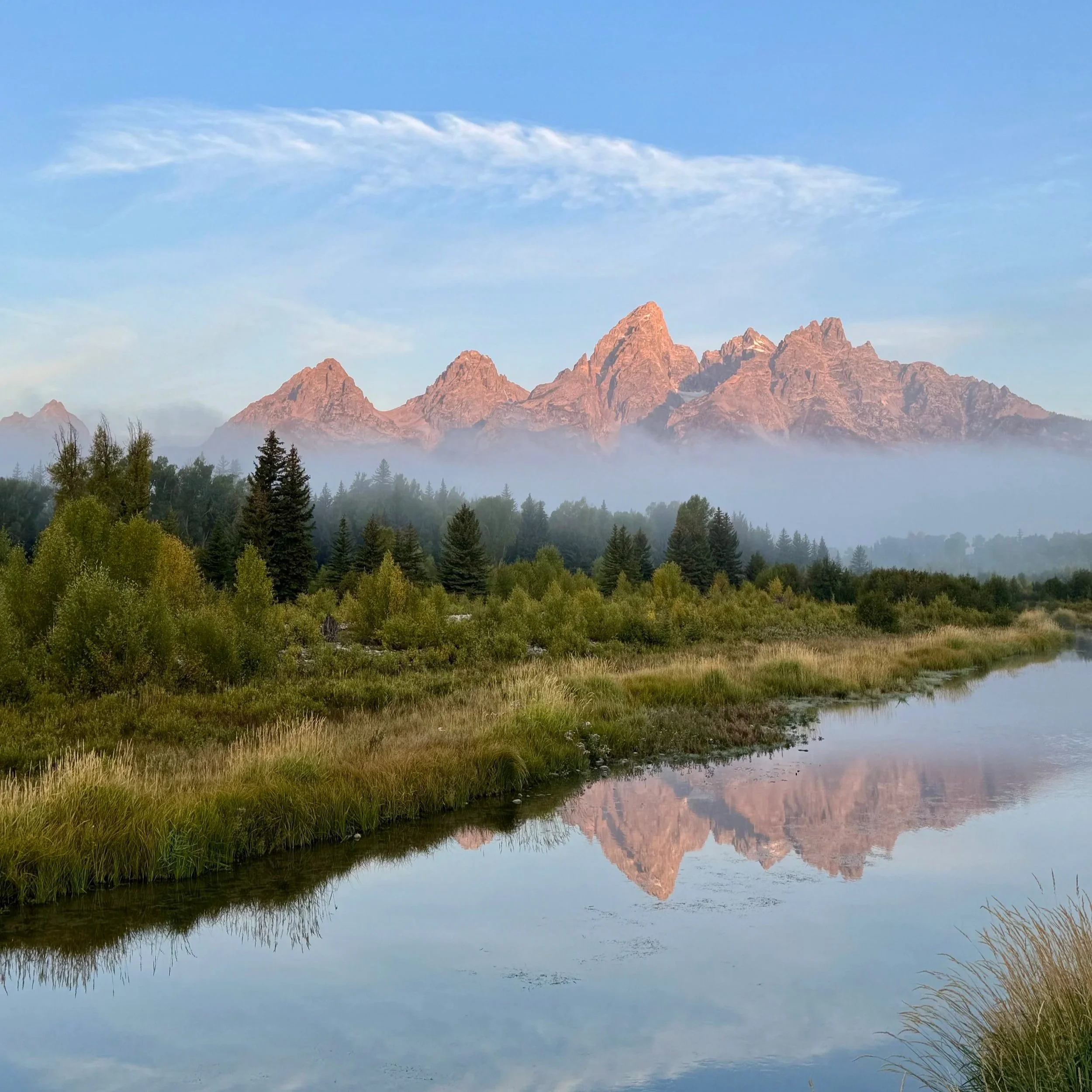 Schwabacher Landing Sunrise