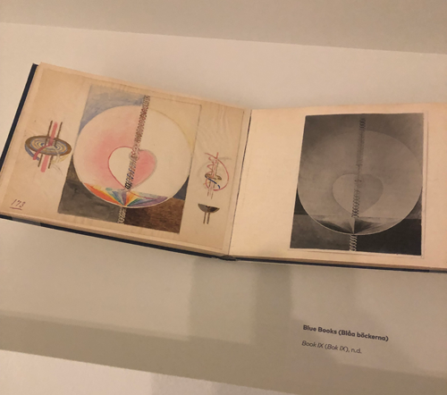 Af Klint’s notebook, where she reproduced her paintings and detailed her rich symbolism