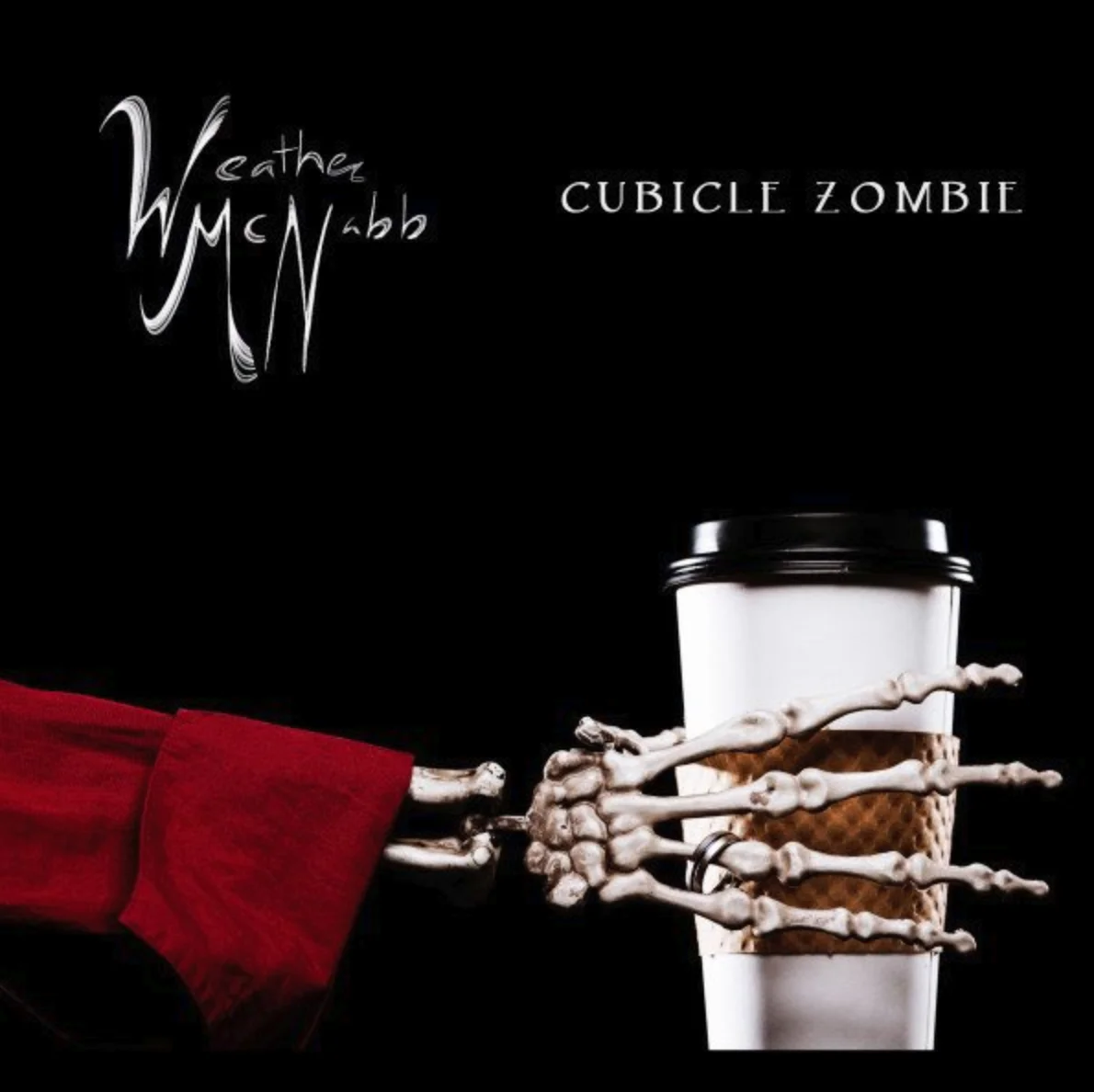 Weather used the skeleton image for the cover of her EP released in 2018