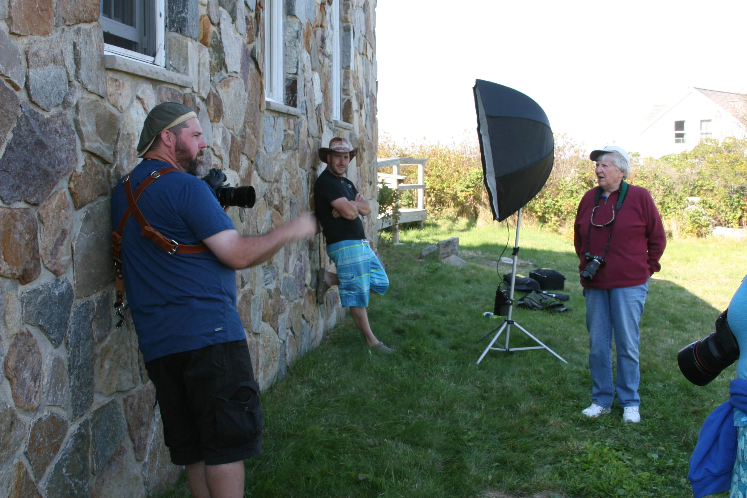 Dusting off the Portable Portrait workshop on Star Island