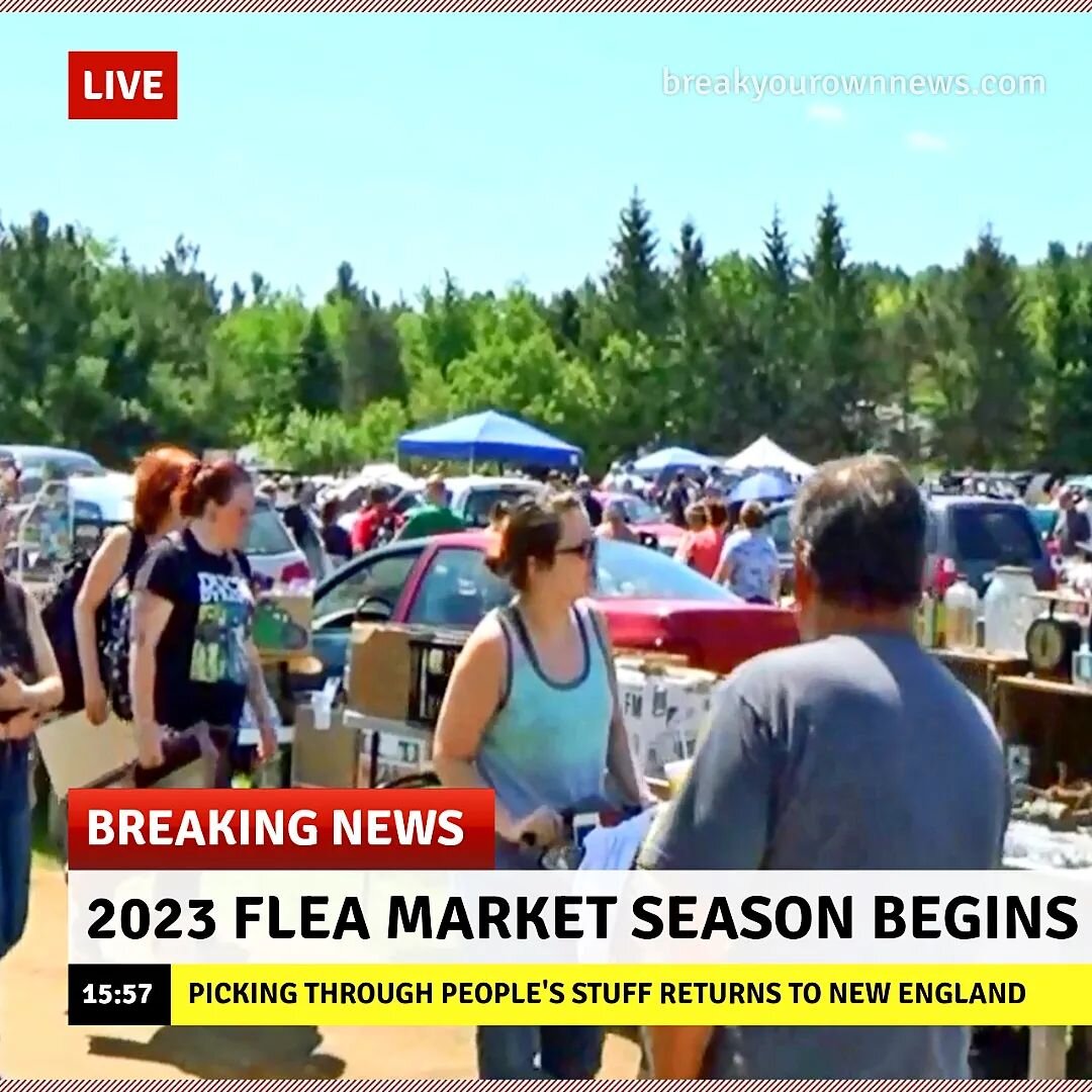 Breaking news: poking through people's boxes of shit starts today for another season!

Viva la Flea Markets!

#ReittaRanch #ReittaRanchFlea #ReittaRanchFleaMarket #Reitta #FleaMarketFinds #FleaMarket #UsedDVDs #Flea #FleaMarketShopper #FleaMarketAddi