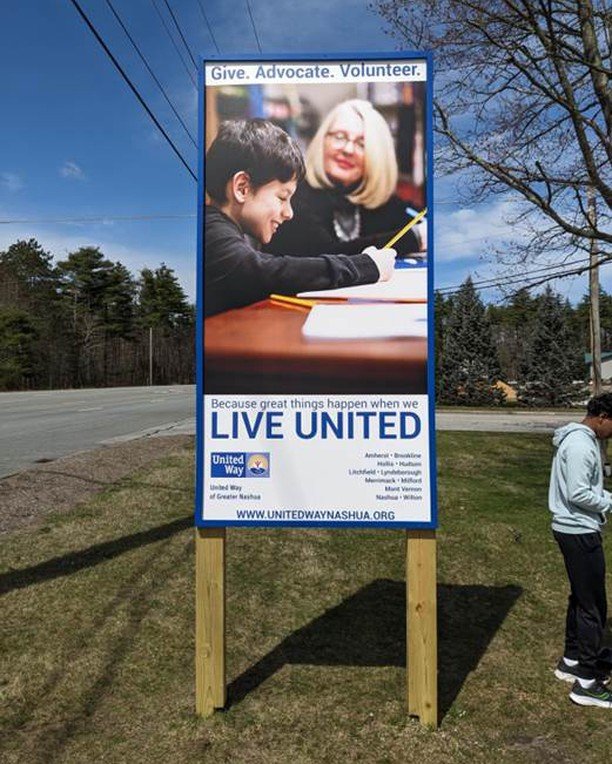 Was very happy to work with United Way of Greater Nashua updating some of their signage with new photographs and design that can be seen across southern New Hampshire. 

A big thanks to Eagle Scout candidate Rishi from Troop 19 in Nashua for building
