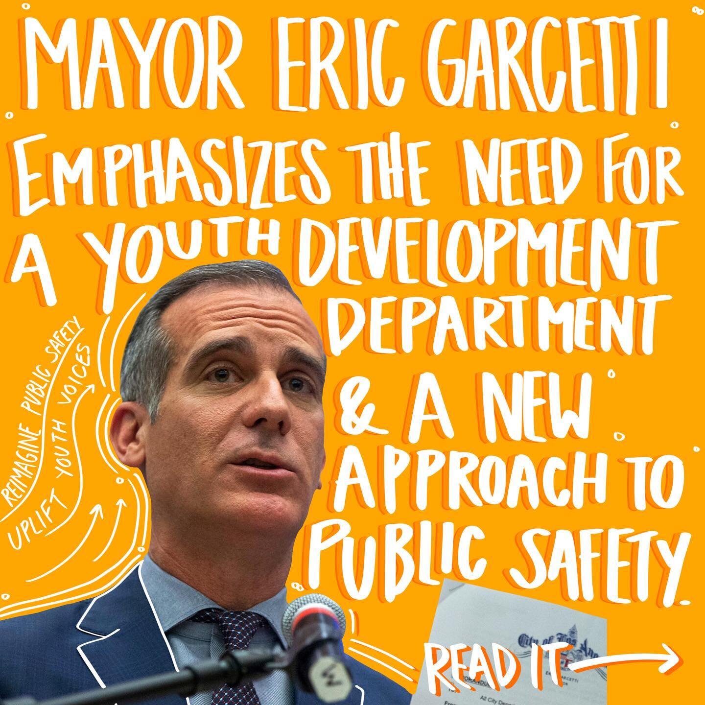 We need a youth dept that focuses on YOUTH EMPLOYMENT and EMPOWERMENT. Mayor Eric Garcetti, here is your chance to create a legacy by creating the 1st Youth Development Department that focuses on doing just that! The city has NO long-term strategy or