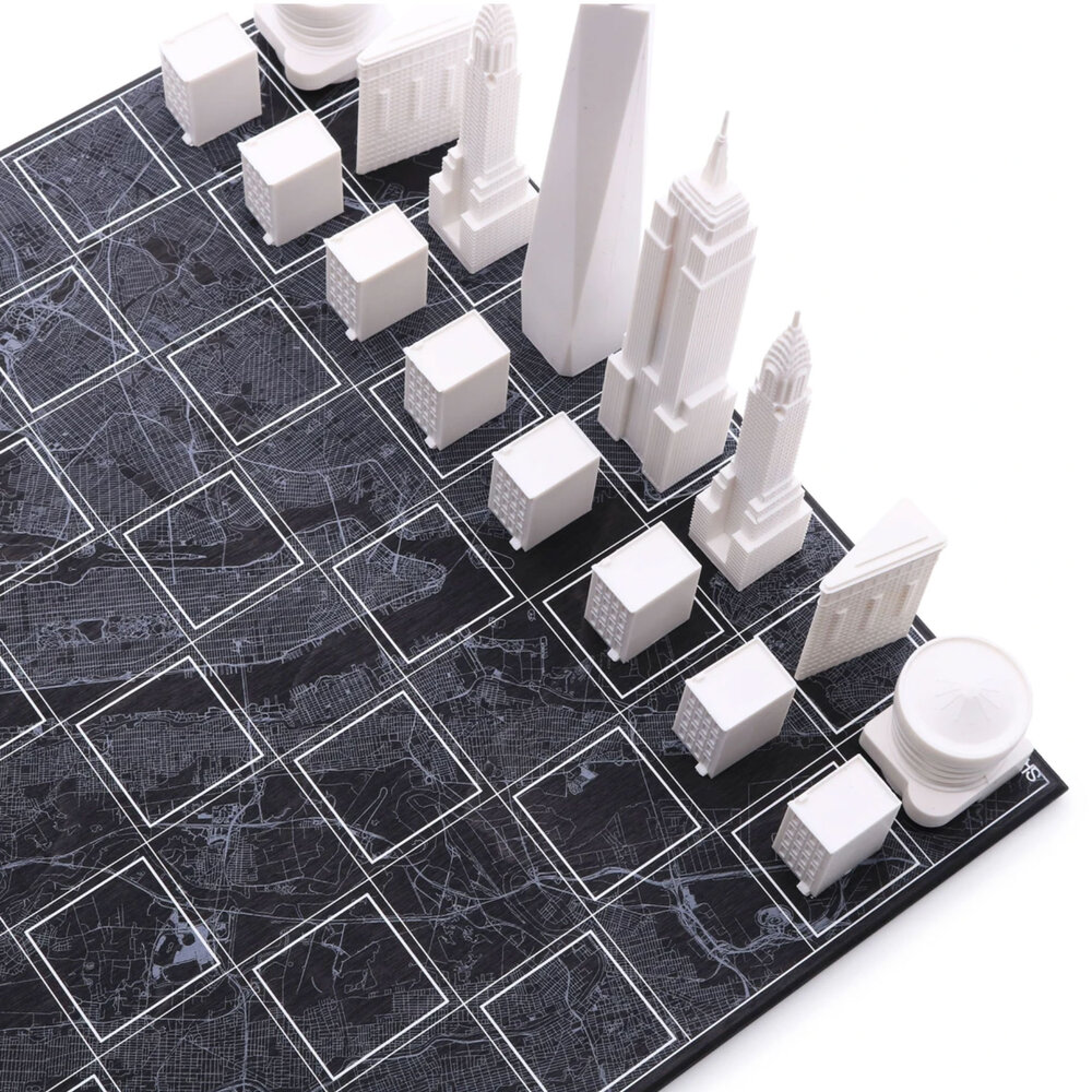 Stylish Chess Set Pieces Modeled After Iconic NYC Architecture