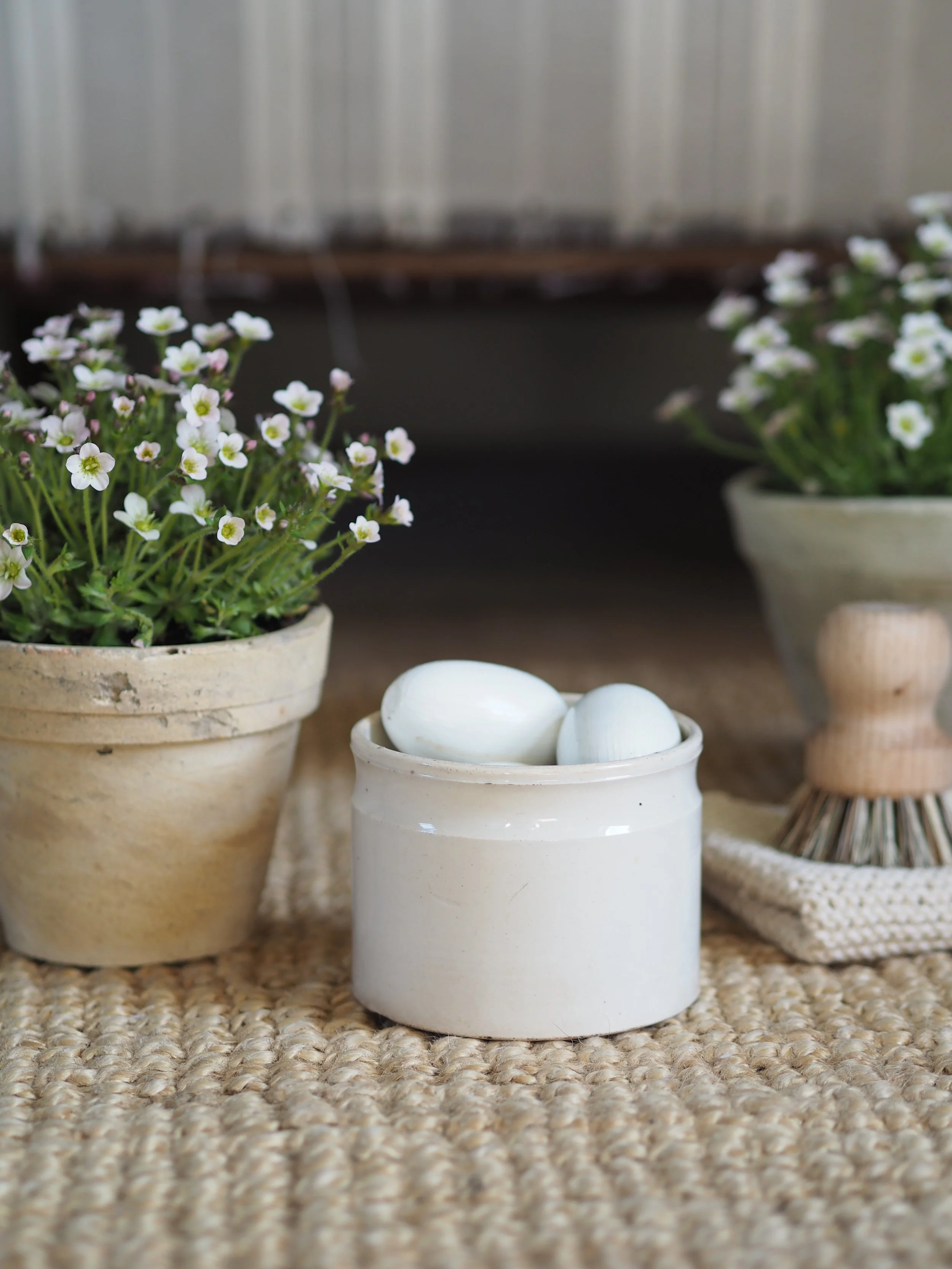 Vintage French Ironstone Pot - 2