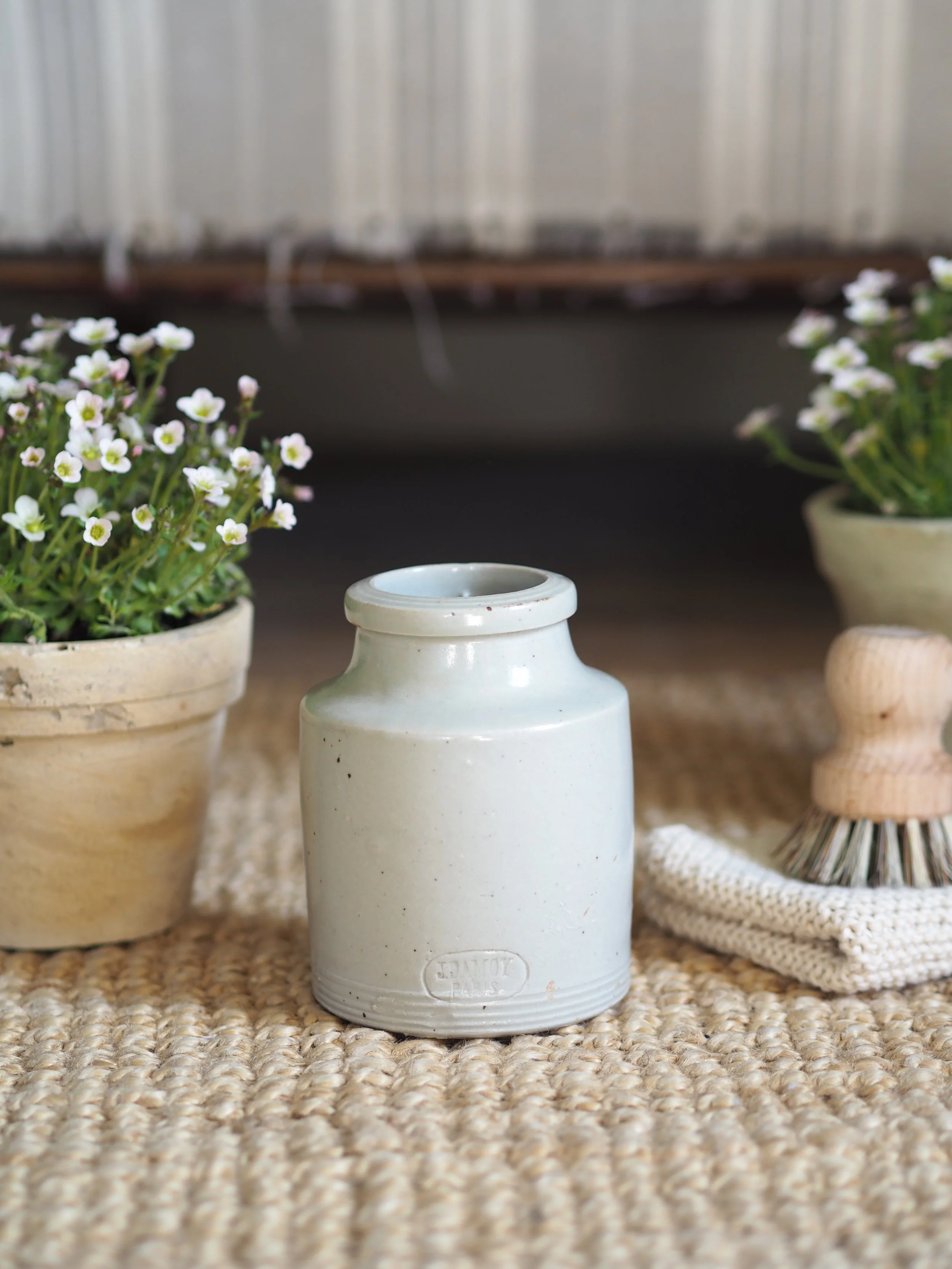 Vintage French Stoneware J'Damoy Paris Pot