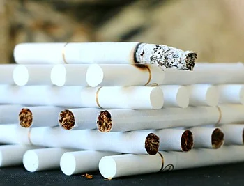 The influence of smoking cigarettes