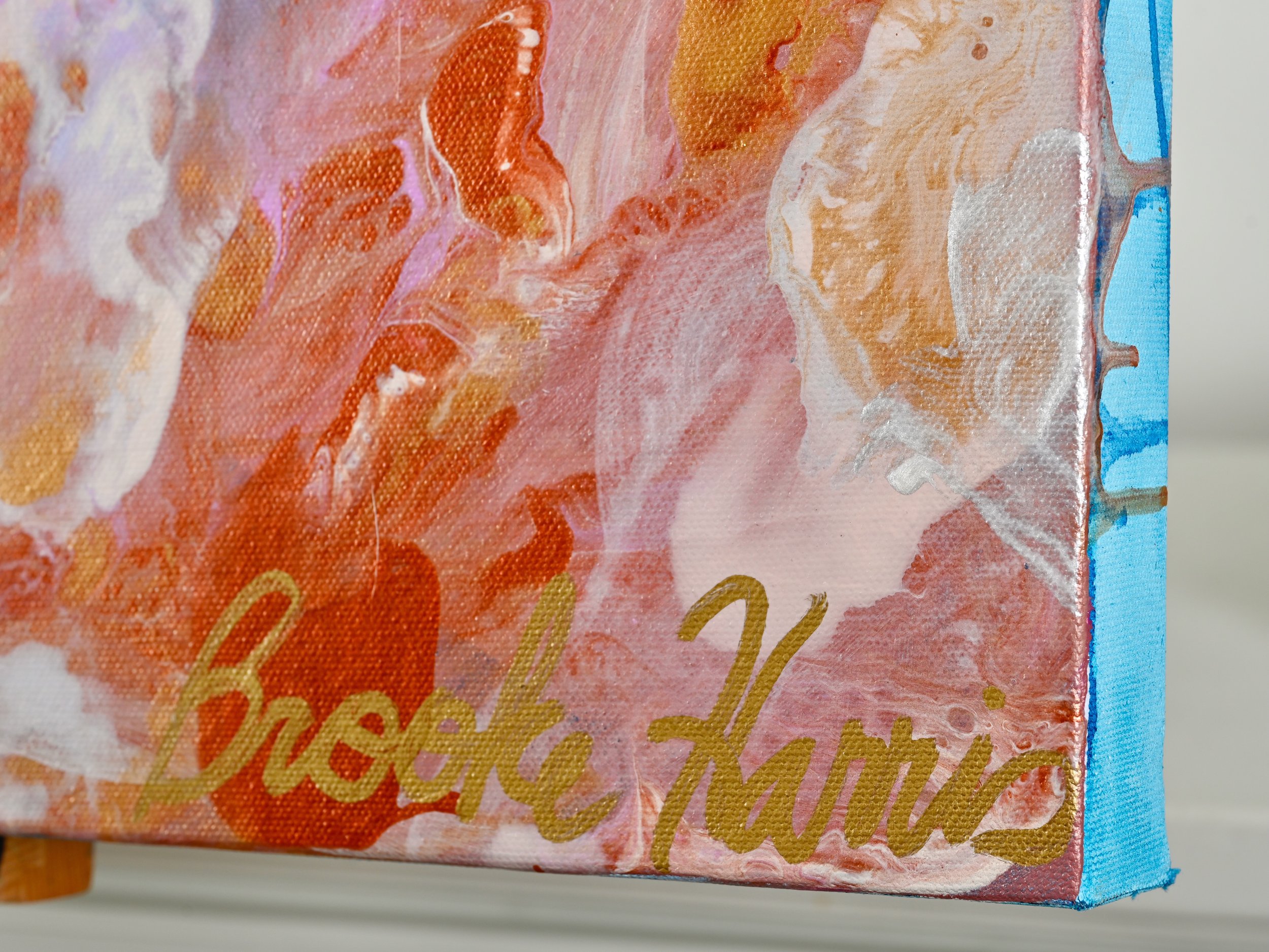 abstract acrylic painting of Fill the Universe Collection by Brooke Harris, of Lexington, KY