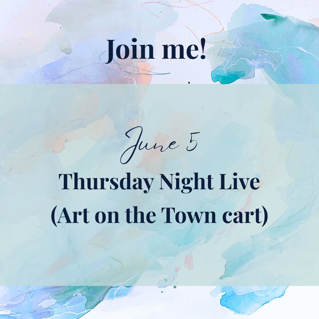 Summer is here! And so is live music and art! Join me THIS THURSDAY at Thursday Night Live at the 5/3 Bank Pavilion (Tandy Square). I&rsquo;ll be there will small paintings and colorful pieces for your home. Pray for no rain!⁠
⁠
#SummerInLexington #s