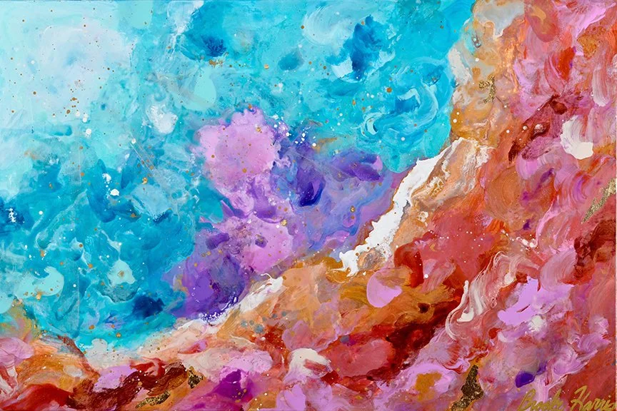 Brooke Harris-Expanse of His Love - 2022 - Acrylic and Gold Leaf-24 x36.jpeg