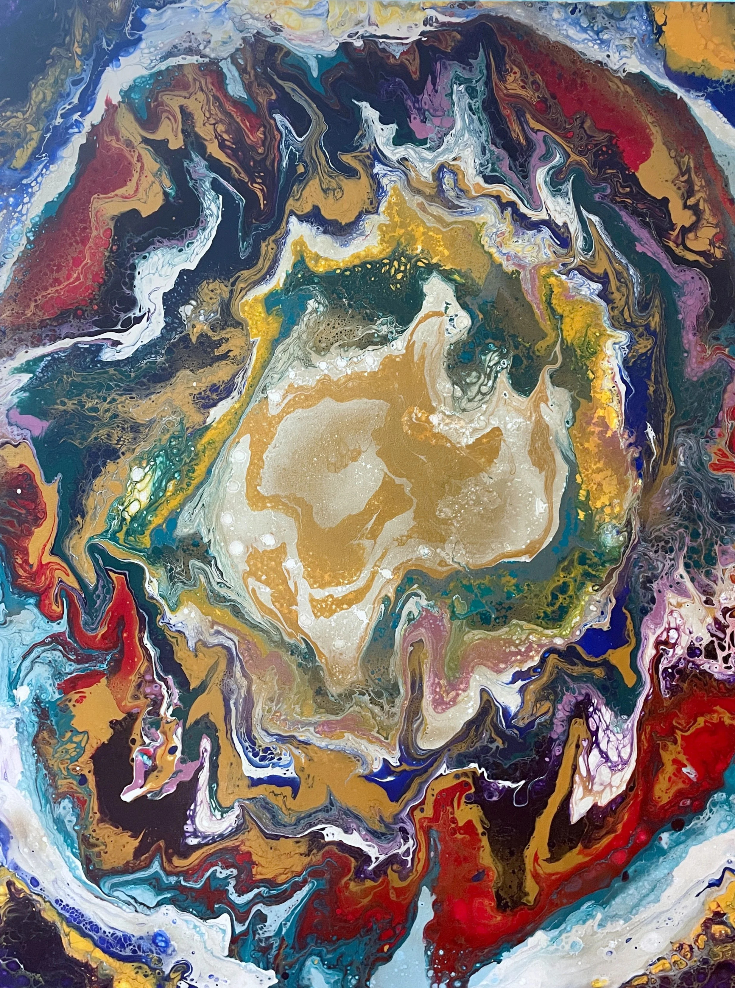 Throne of Heaven, 48 x 36 inches on gallery-wrapped canvas