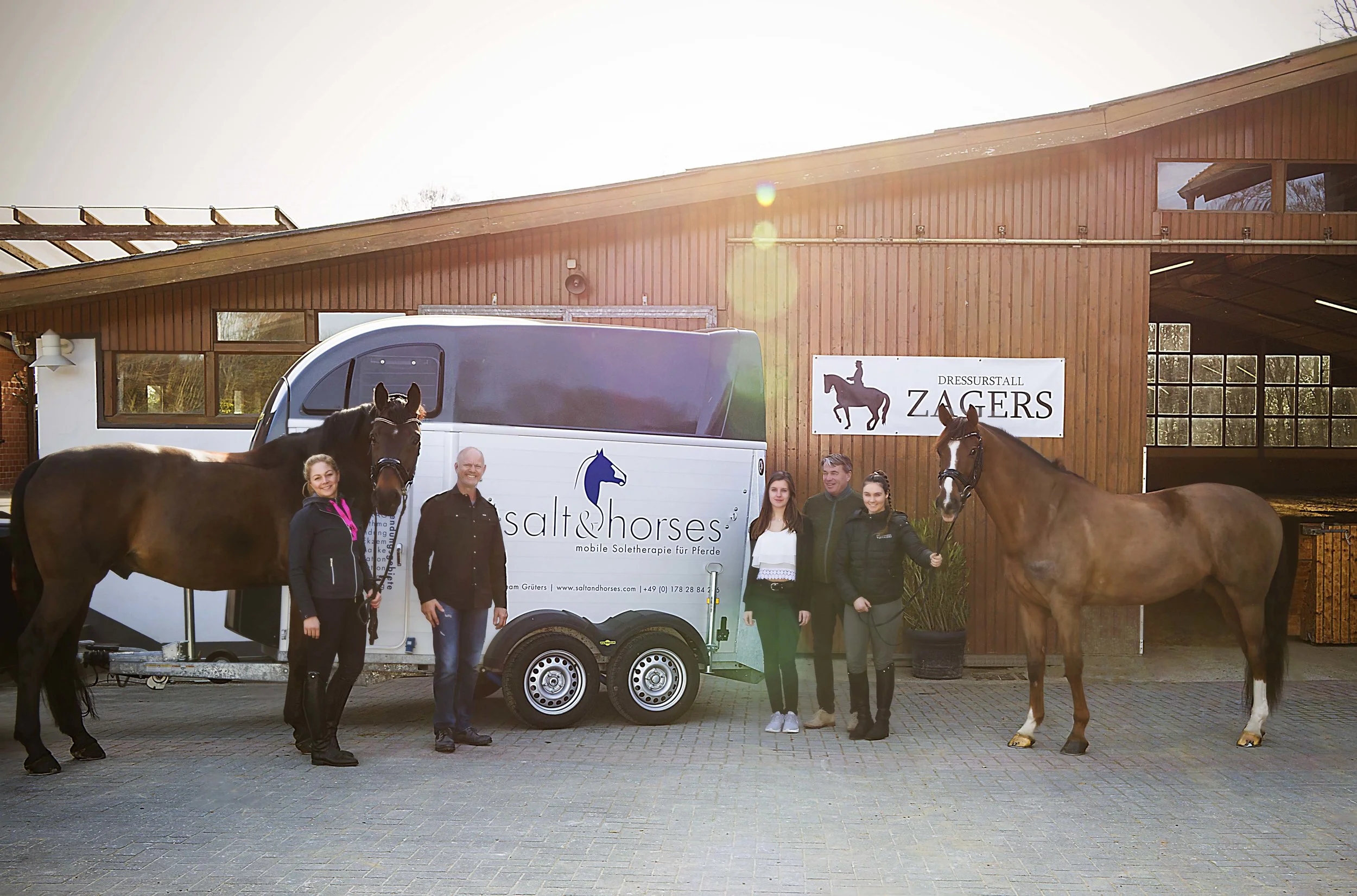 SALT & HORSES bei Dressurtrainer Johan Zagers