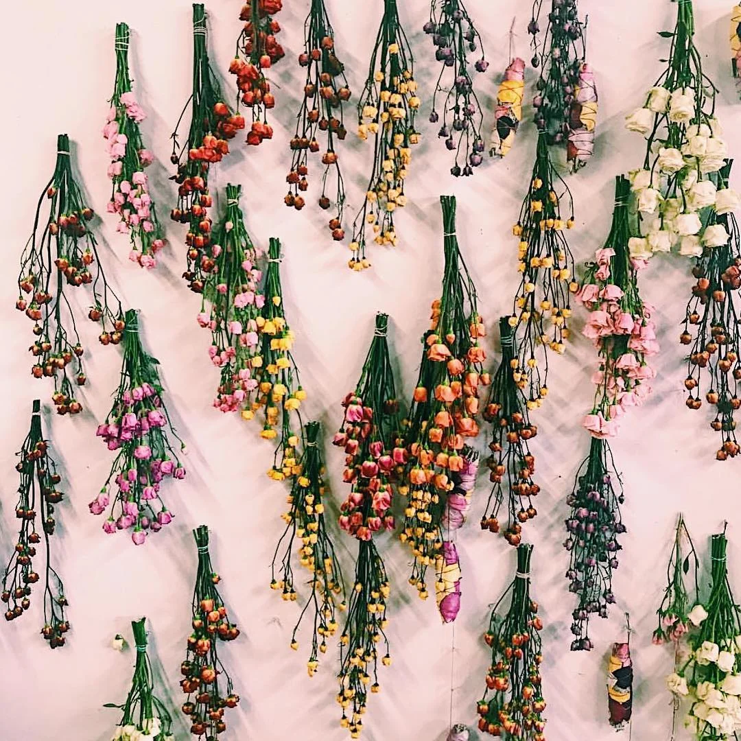 @Catherinerising // Flower Wall